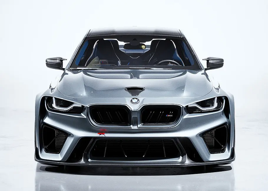 Blick von vorne auf den BMW M2 KS von The Kyza.