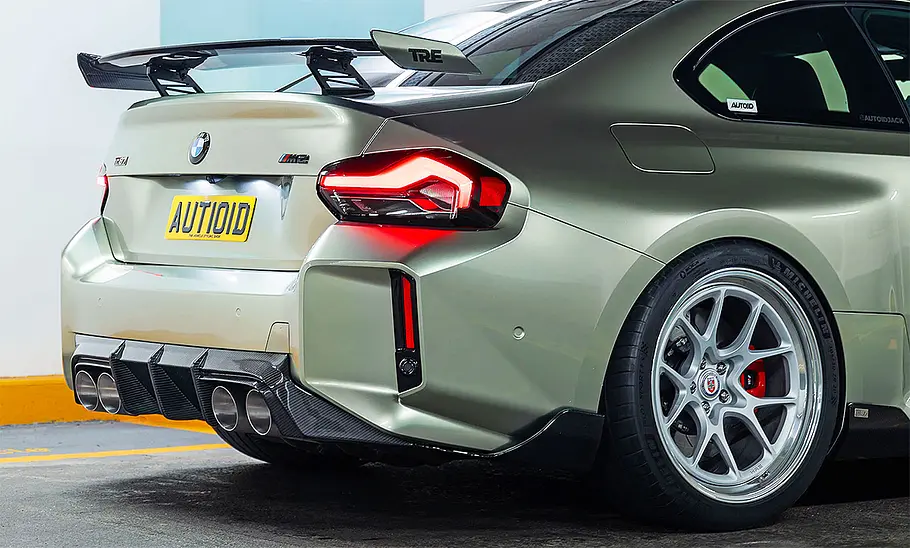 BMW M2 TR87 von Autoid BMW M2 TR87 von Autoid; Außenansicht; Coupé; stehend; Heckansicht