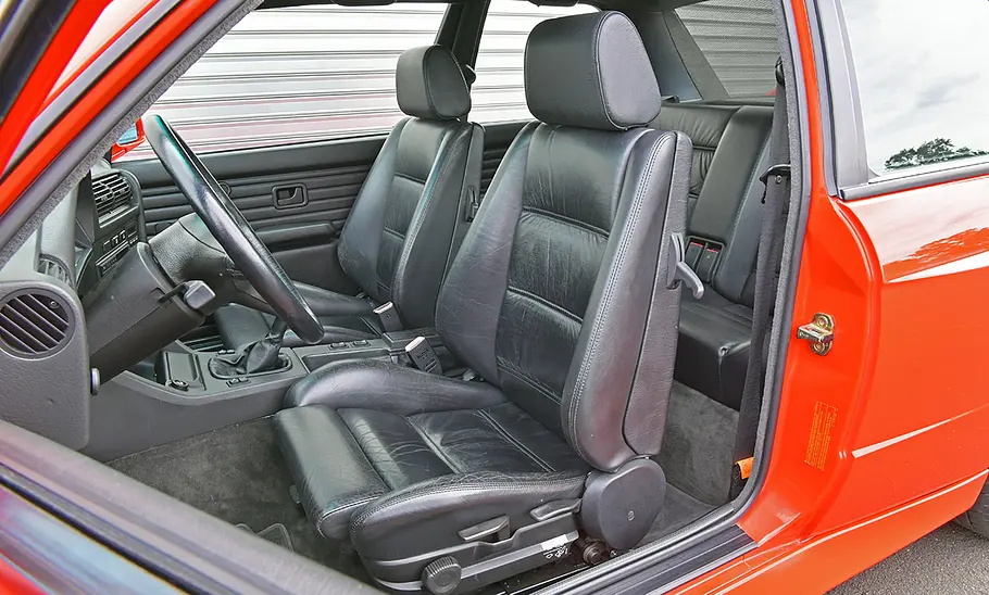 BMW M3 (E30) Die Sitze des BMW M3 (E30).