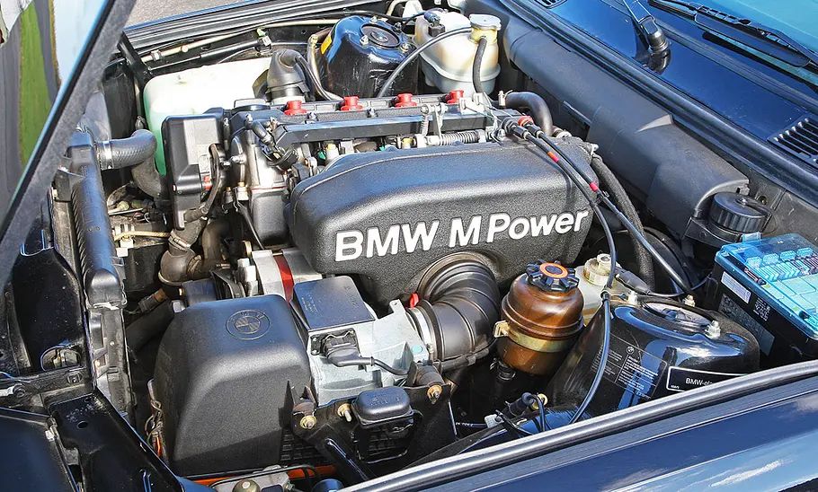 Der Motor des BMW M3 Sport Evolution.