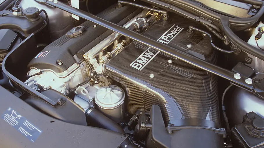 Der Motor des BMW M3 CSL.