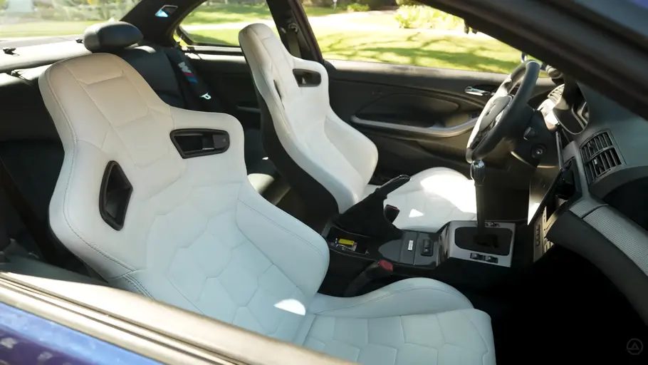 Die Sitze des BMW M3 (E46) mit V10.