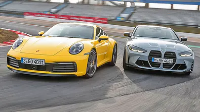 Porsche 911 Carrera S/BMW M4 Competition Coupé - Foto: Niklas Gotta