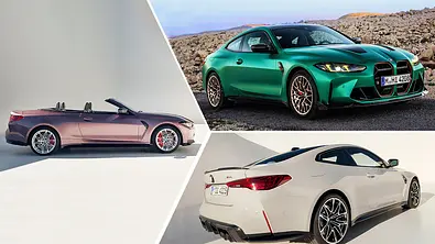 Collage des BMW M4 Facelift (2024). - Foto: BMW