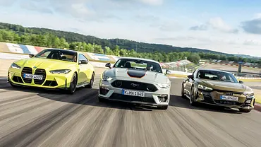 BMW M4 Competition/Ford Mustang Mach 1/Audi RS e-tron GT - Foto: Aleksander Perkovic