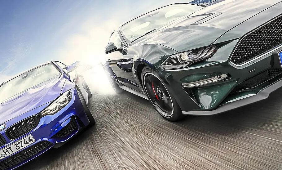 BMW M4 Competition-Paket/Ford Mustang Bullitt: Test BMW M4 Competition-Paket/Ford Mustang Bullitt: Test