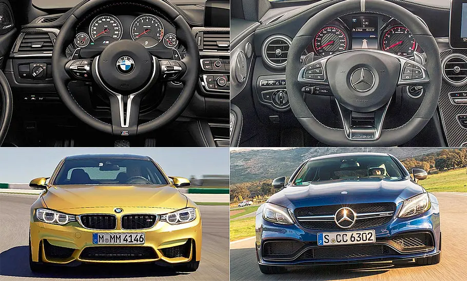 BMW M4 gegen Mercedes-AMG C 63 S Coupé BMW M4 gegen Mercedes-AMG C 63 S Coupé