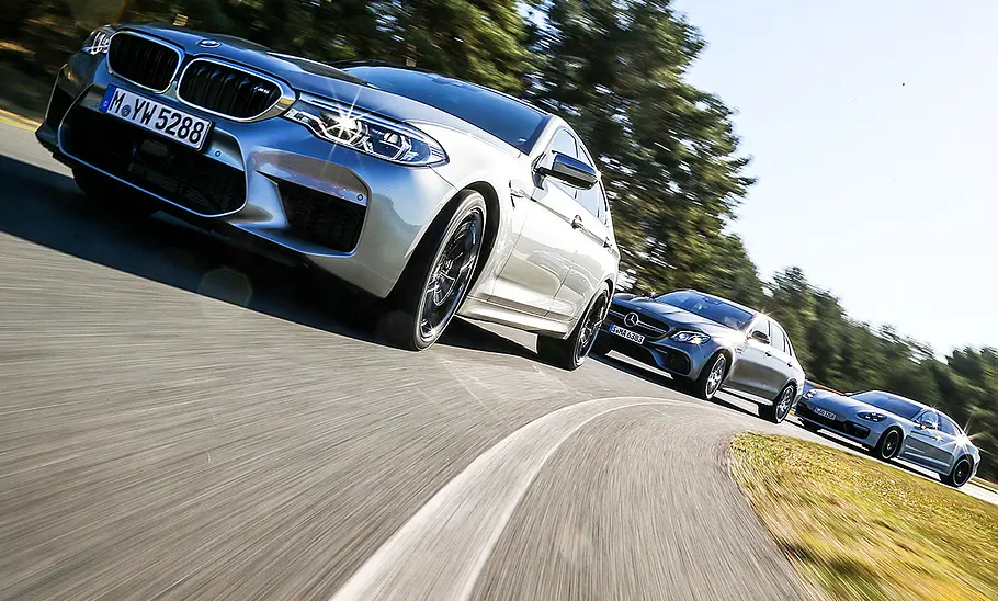 BMW M5/Mercedes-AMG E 63 S/Porsche Panamera Turbo BMW M5/Mercedes-AMG E 63 S/Porsche Panamera Turbo