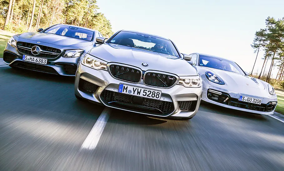 BMW M5/Mercedes-AMG E 63 S/Porsche Panamera Turbo BMW M5/Mercedes-AMG E 63 S/Porsche Panamera Turbo