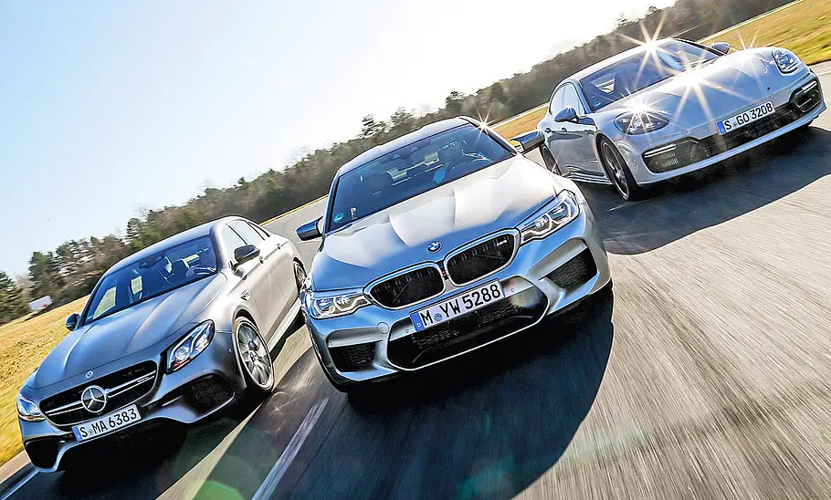 BMW M5/Mercedes-AMG E 63 S/Porsche Panamera Turbo BMW M5/Mercedes-AMG E 63 S/Porsche Panamera Turbo