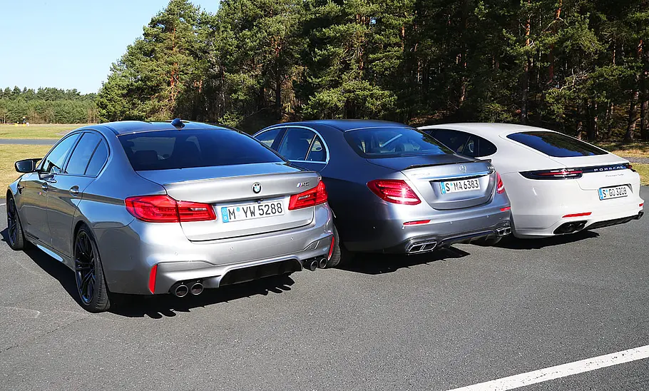 BMW M5/Mercedes-AMG E 63 S/Porsche Panamera Turbo BMW M5/Mercedes-AMG E 63 S/Porsche Panamera Turbo