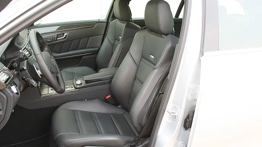 Mercedes E 63 AMG T-Modell Der Innenraum des Mercedes E 63 AMG T-Modell.