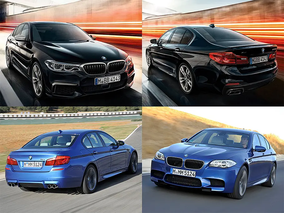 BMW M550i xDrive (G30) vs. BMW M5 (F10)