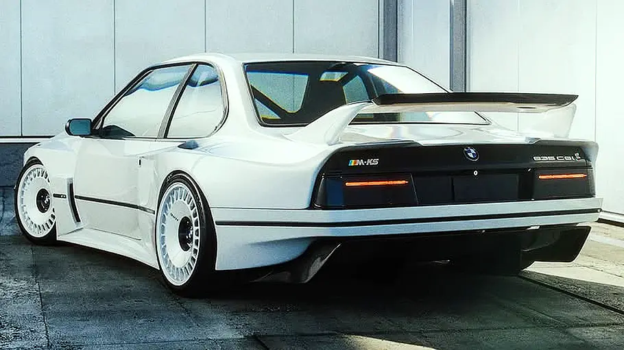 BMW 635 CSi von The Kyza Blick von schräg hinten auf den BMW 635 CSi von The Kyza.