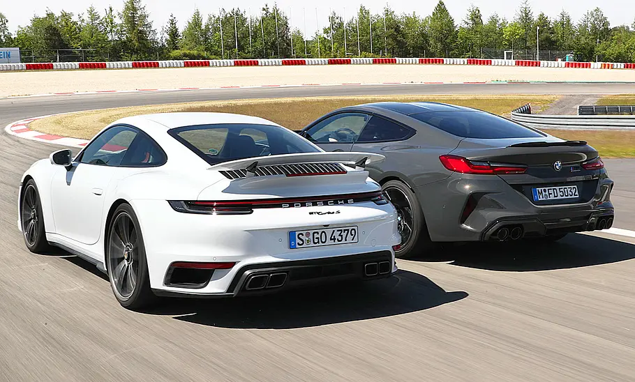 Porsche 911 Turbo S/BMW M8 Competition
