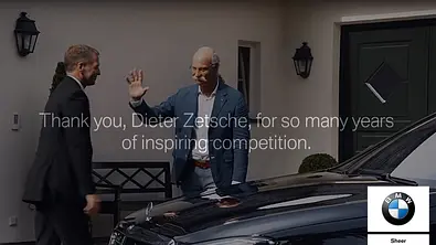 BMW verabschiedet Daimler-Chef Dieter Zetsche - Foto: Screenshot/Youtube