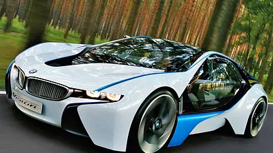 Der BMW Vision Efficient Dynamics ist eine von vielen spektakulären BMW-Studien