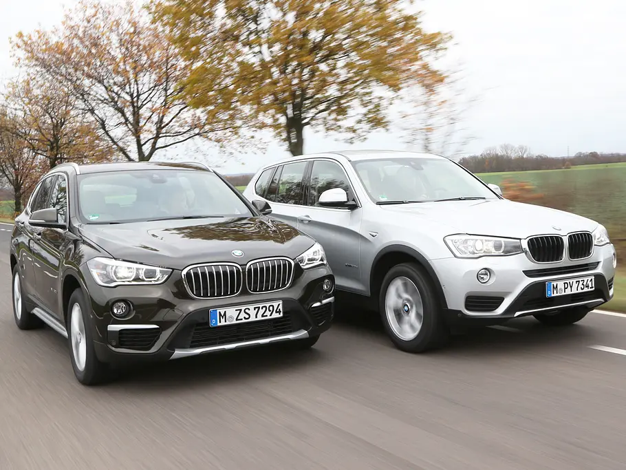 BMW X1 gegen BMW X3 im Vergleich
