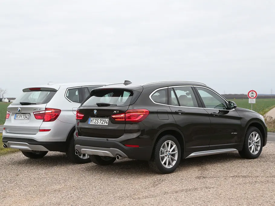 BMW X1 gegen BMW X3 im Vergleich