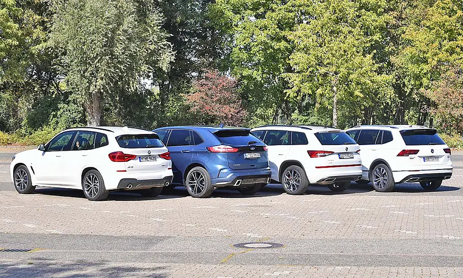 BMW X3/Ford Edge/Skoda Kodiaq RS/VW Tiguan Allspace