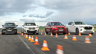 Volvo XC60/BMW X3/Seat Tarraco/Mazda CX-60 - Foto: Frank Ratering