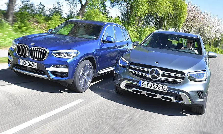 BMW X3 xDrive30e/Mercedes GLC 300e 4Matic