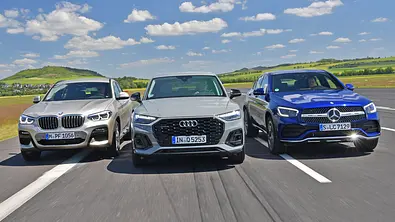 BMW X4/Audi Q5 Sportback/Mercedes GLC - Foto: Zbigniew Mazar