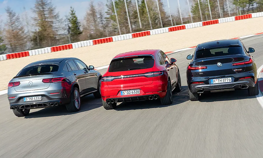 Mercedes-AMG GLC 43 Coupé/Porsche Macan GTS/BMW X4 M40i