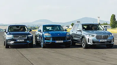 Volvo XC90/Porsche Cayenne/BMW X5 - Foto: Frank Ratering