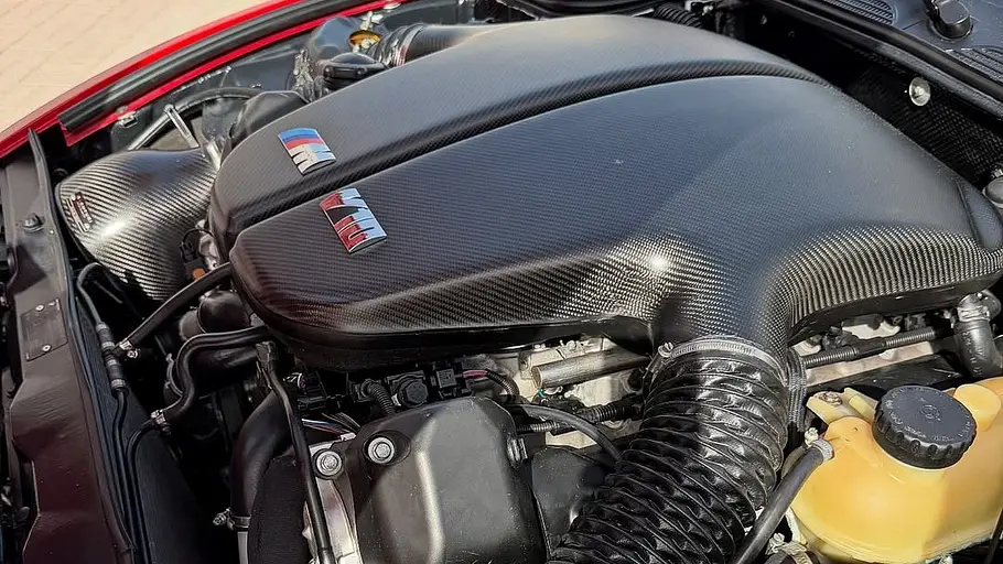 BMW Z1 mit V10 Der Motor des BMW Z1 mit V10.
