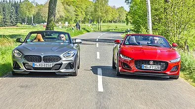 BMW Z4/Jaguar F-Type Cabrio - Foto: Frank Ratering
