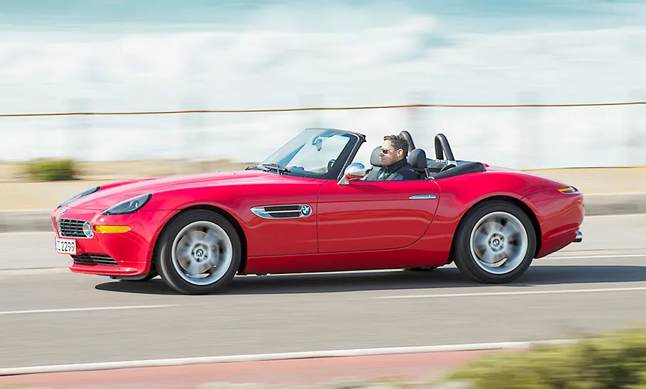 BMW Z8 Seitenansicht fahrend
