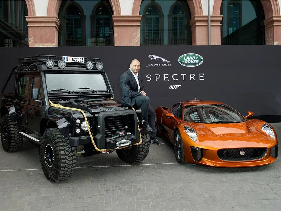 James Bond Land Rover Defender Jaguar C-X75