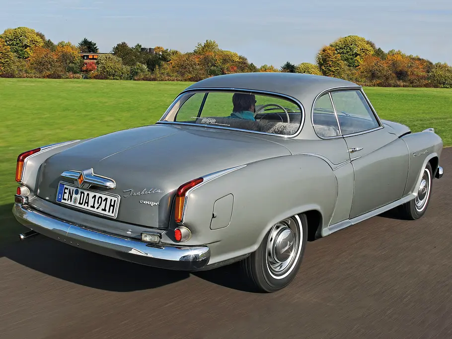Borgward Isabella Coupe Vergleich Bilder technische Daten Heck