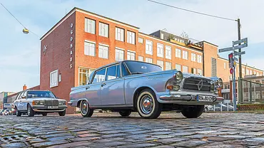 Borgward P 100/Mercedes S123: Classic Cars - Foto: AUTO ZEITUNG