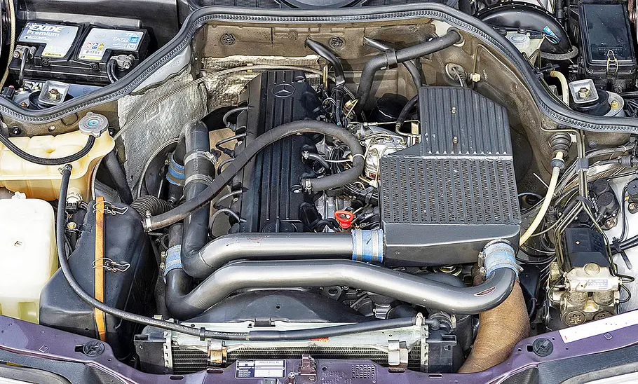 Der Motor des Boschert B300.