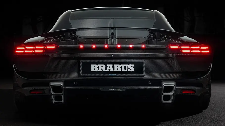 Der Brabus Bodo stehend von hinten