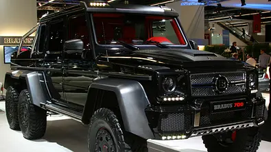 Brabus B63S-700 6x6 IAA 2013 Tuning Leistungssteigerung G-Klasse Dreiachser Geländewagen