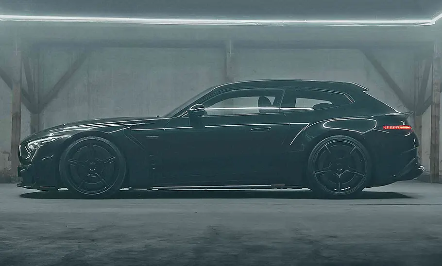 Der Brabus Rocket GTS stehend seitlich