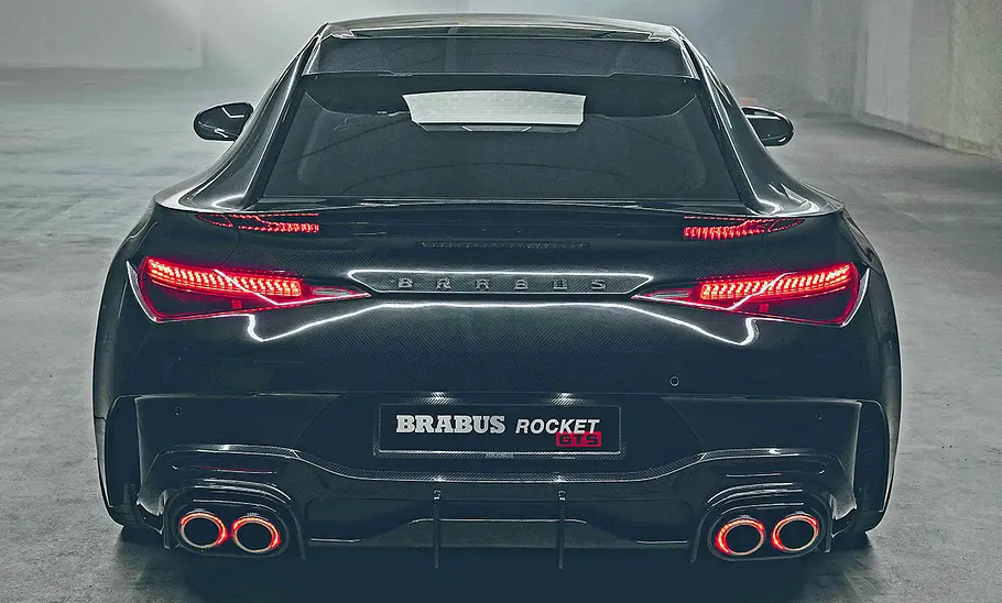 Der Brabus Rocket GTS stehend von hinten