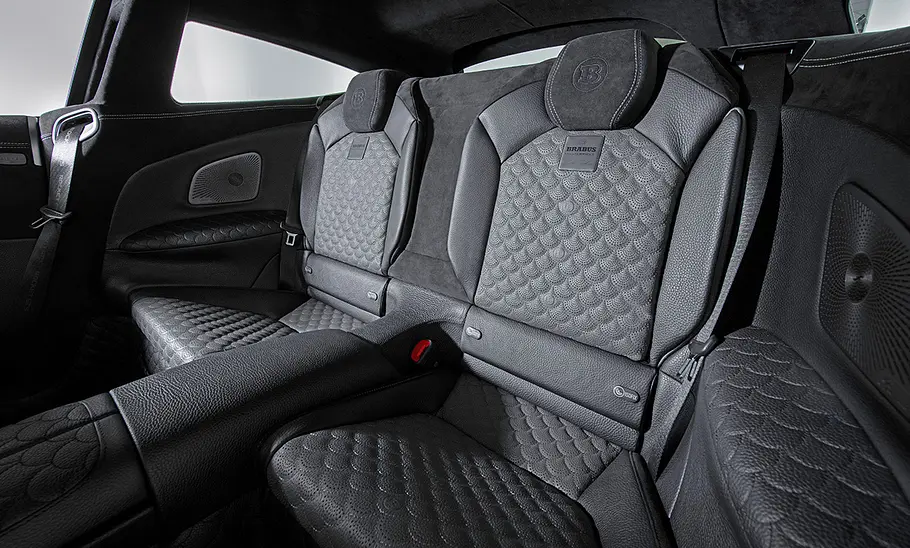 Die Rücksitze des Brabus Rocket GTS