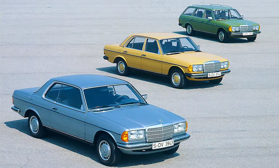 Mercedes W123 alle Modelle