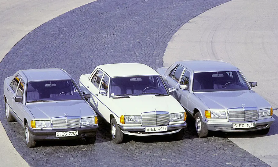 Mercedes W201/W123/W126 Frontansicht