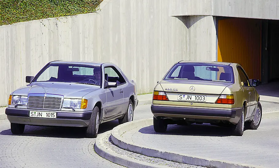 Mercedes C124 Front-/Heckansicht