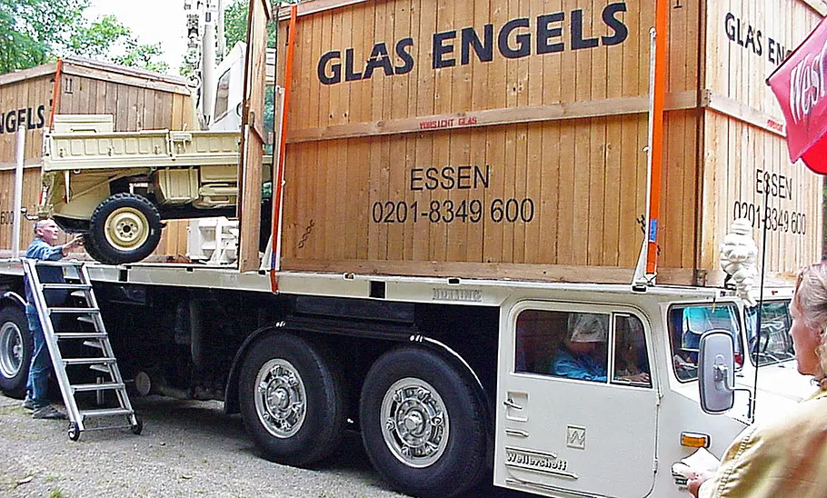 Die Ladefläche des Büssing Supercargo Decklaster.