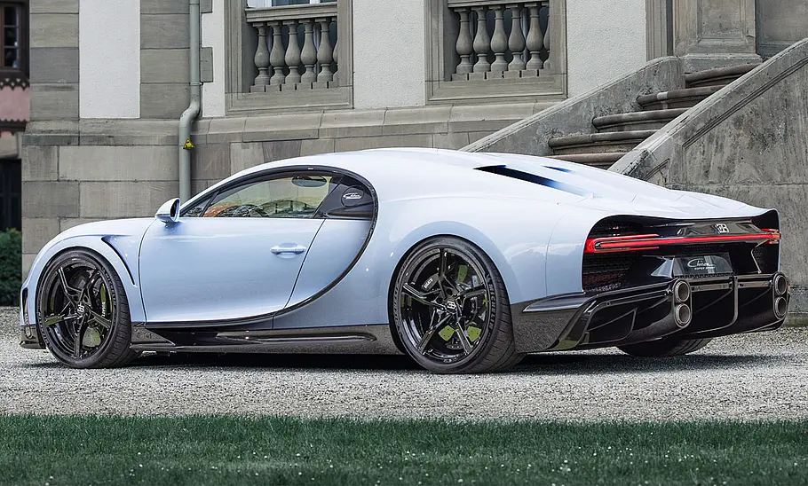 Bugatti Chiron Super Sport 300+: seitlich hinten