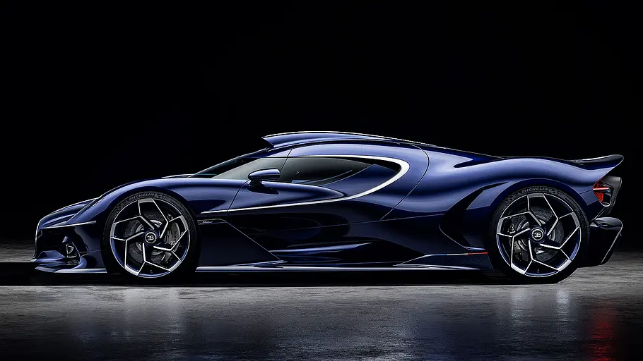 Blick von der Seite auf den Bugatti Destrier (2026).