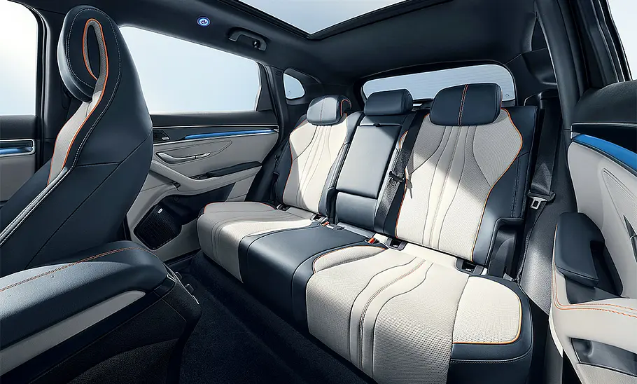 BYD Seal U (2024) Innenraum, Ansicht der Rückbank