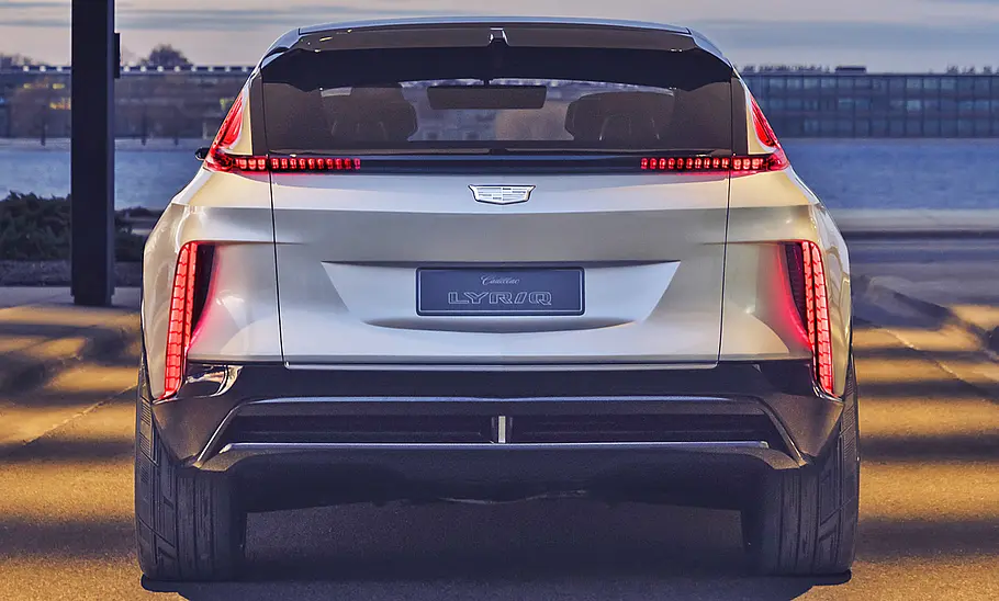 Cadillac Lyriq (2024) Das Heck des Cadillac Lyriq (2024).