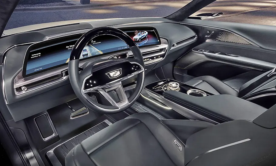 Cadillac Lyriq (2024) Das Cockpit des Cadillac Lyriq (2024).
